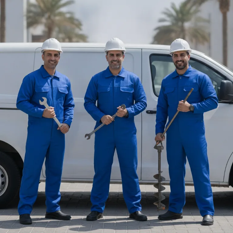 تدفئة جوفية فريق في الخليج التجاري